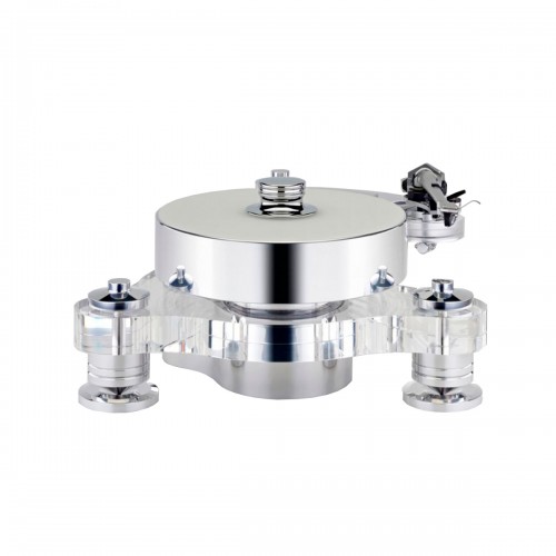 Виниловый проигрыватель Transrotor RONDINO BIANCO FMD с тонармом Transrotor TRA9 Black, MC головкой Transrotor Figaro, Блоком питания Konstant FMD и прижимным диском