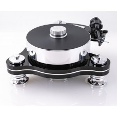Виниловый проигрыватель Transrotor RONDINO NERO FMD с тонармом Transrotor TRA9 Black, MC головкой Transrotor Figaro, Блоком питания Konstant FMD и прижимным диском