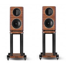 Полочная акустика Wharfedale Elysian 1 + Stand piano walnut