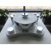 Виниловый проигрыватель Transrotor ZET 3 Glossy White (глянцевый белый) с тонармом Rega RB 880, MC головкой Transrotor Cantare, Блоком питания Konstant EINS и прижимным диском