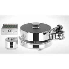 Виниловый проигрыватель Transrotor FAT BOB REFERENCE 80 TMD с тонармом Transrotor TRA9 Black, MC головкой Transrotor Figaro, Блоком питания Konstant Reference M1 и прижимным диском
