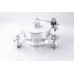 Виниловый проигрыватель Transrotor RONDINO BIANCO FMD с тонармом Transrotor TRA9 Black, MC головкой Transrotor Figaro, Блоком питания Konstant FMD и прижимным диском