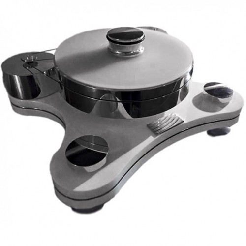 Виниловый проигрыватель Transrotor ZET 3 Glossy White (глянцевый белый) с тонармом Rega RB 880, MC головкой Transrotor Cantare, Блоком питания Konstant EINS и прижимным диском
