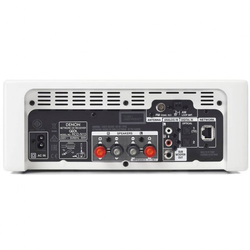 DENON CD-ресивер RCD-N10 БЕЛЫЙ