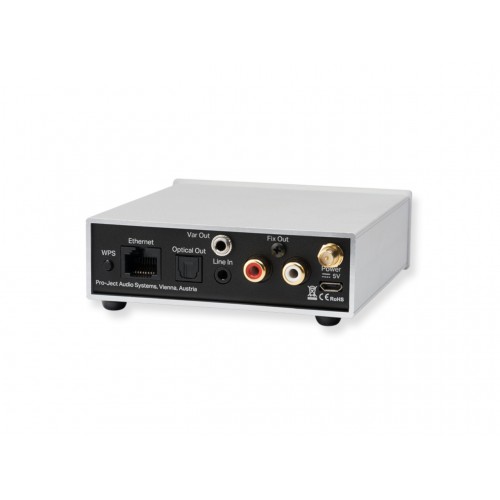 PRO-JECT Проигрыватель сетевой Stream Box S2 СЕРЕБРО EAN:9120082382342